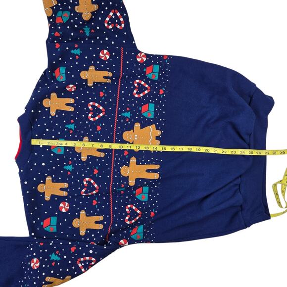 Vintage Christmas Sweaters Artisans Designs Size Large XL Gingerbread Candy Cane - Picture 4 of 6